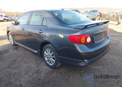 2009 Toyota Corolla S из США, поврежденный, VIN 2T1BU40E19C045886